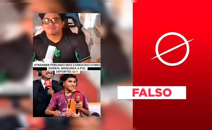 Es falso que el streamer Sideral se burló o ninguneó a Pol Deportes: los videos fueron editados y sacados de contexto