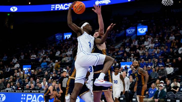 AJ Dybantsa and Keba Keita each score 22 points to lead No. 9 BYU past California Baptist 91