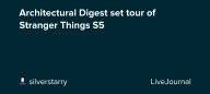 Architectural Digest set tour of Stranger Things S5: ohnotheydidnt