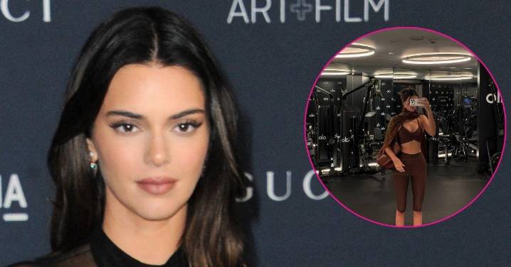 Kendall Jenner Shows Off Her Rear End and Abs in Cute Workout Photos