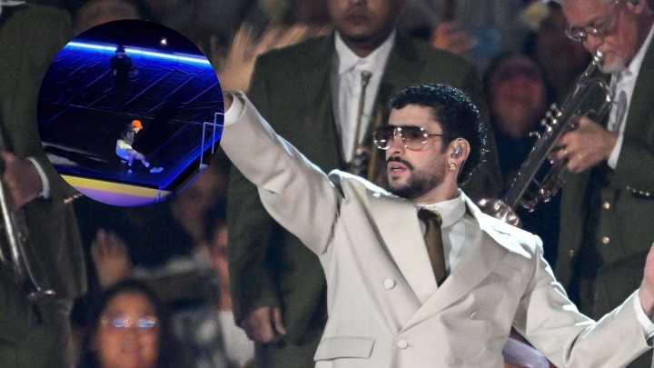 VIDEO I Bad Bunny se cae en pleno concierto en México: ¿cómo reaccionó?