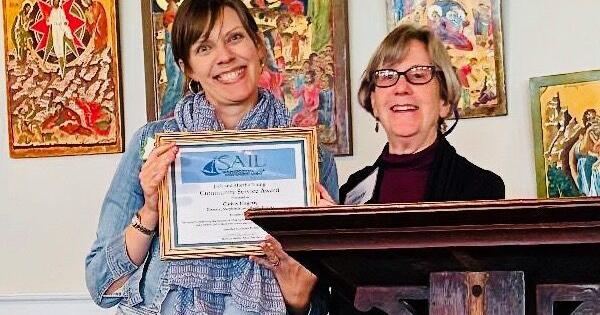 Shepherdstown Public Library Director honored with community service award