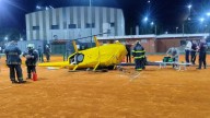 Cayó un helicóptero en las canchas de tenis del excircuito KDT de Palermo
