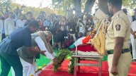 Veteran Congress Leader Shivraj Patil Laid To Rest With Full State Honours In Maharashtra's Latur