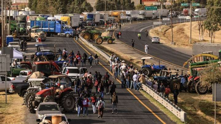 12 CARRETERAS y AUTOPISTAS bloqueadas para HOY 5 de diciembre EN VIVO