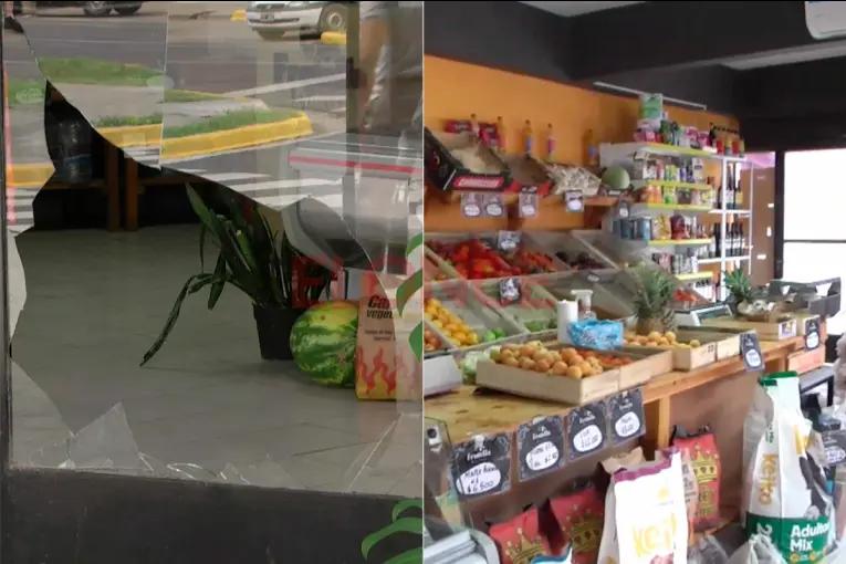 Robaron en una verdulería y el dueño lamentó: “Duele más porque no se llevan comida”