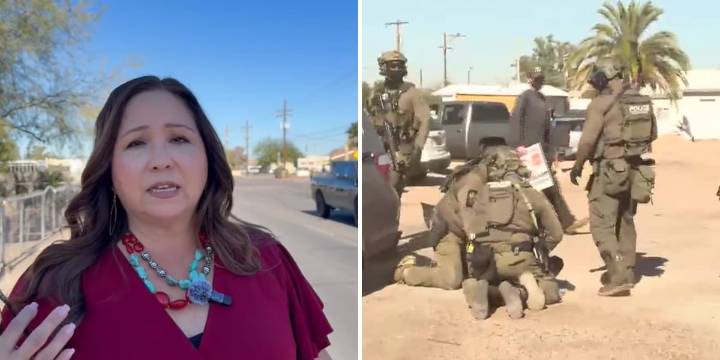 Congresswoman says she was pepper-sprayed by ICE agents during protest