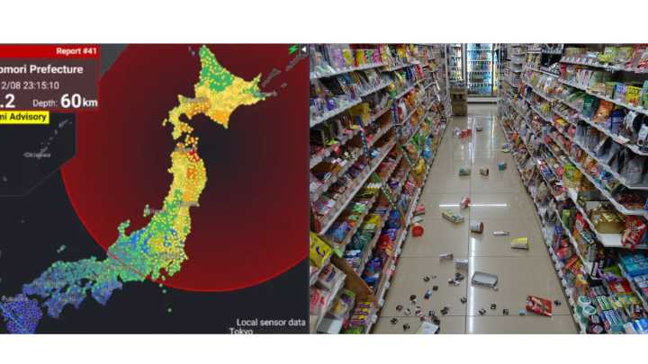 Japón levanta alerta de tsunami tras terremoto de magnitud 7,6 que sacudió la costa norte del país