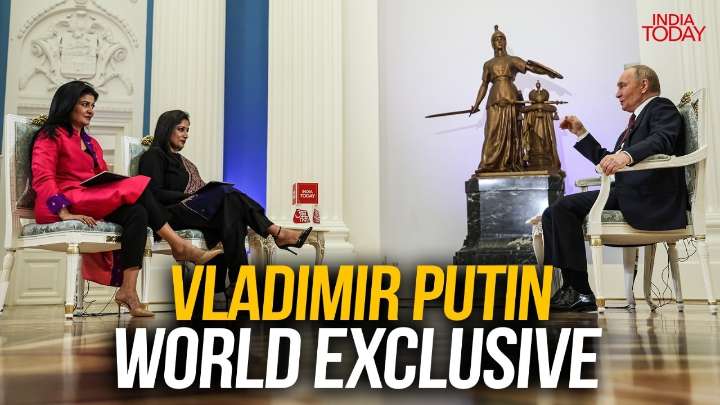 Watch Vladimir Putin's full interview with India Today, a world exclusive