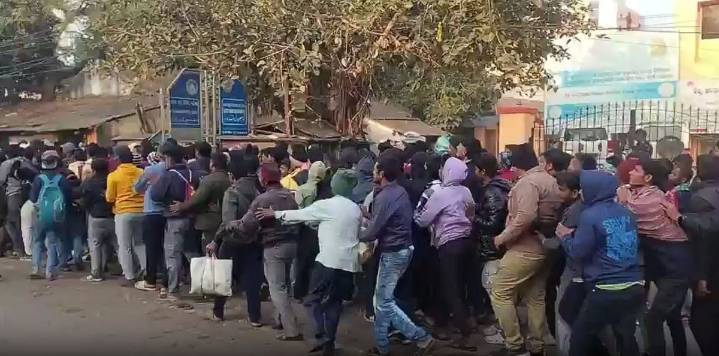 Barabati T20 ticket sale at counters begins amid heavy rush of cricket fans