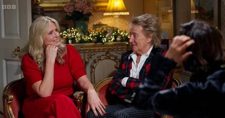 Rod Stewart's wife Penny Lancaster in tears as he makes moving marriage revelation