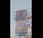 Productores protestan afuera de posada navideña de la senadora Andrea Chávez en Delicias