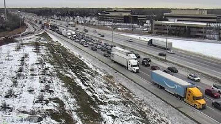 Delays on I-94 in north suburbs after vehicle flips in crash – NBC Chicago
