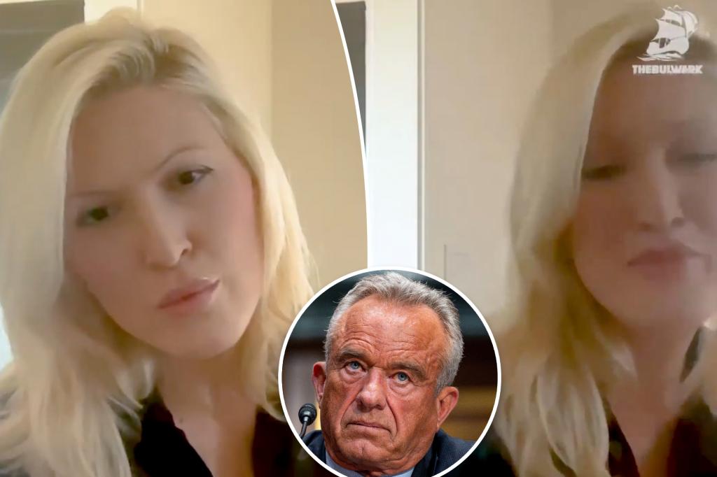 Olivia Nuzzi cries, asks to 'pause' emotional interview about alleged RFK Jr. affair