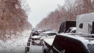 Retired Cincinnati officer speaks out after son is caught in winter pileup on I