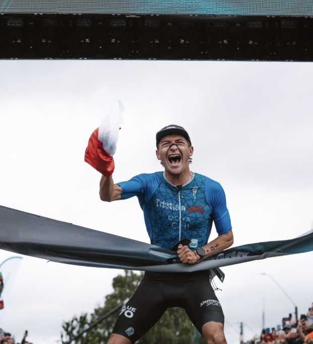 Diego Moya se corona campeón del Ironman 70.3 Valdivia y firma jornada histórica