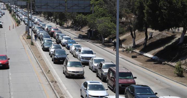 La garita de San Ysidro presenta afectaciones por cuevas en el talud