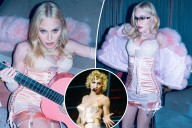 Madonna wears pink satin corset on Instagram, throwing it back to her ‘90s ‘Blond Ambition’ era