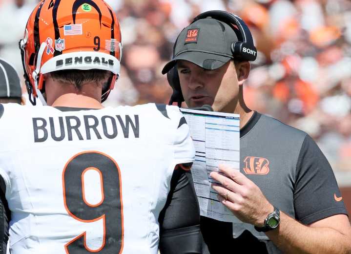 Why Zac Taylor stops talking and starts listening when Joe Burrow and the Bengals offense struggles
