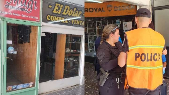 Un comerciante fue asaltado, el ladrón huyó y dejó caer un arma