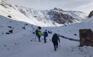 Hallaron con vida a los cinco andinistas que estaban perdidos en un cerro de Mendoza