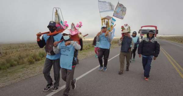 La otra peregrinación norteña que emocionó a todos en plena ruta