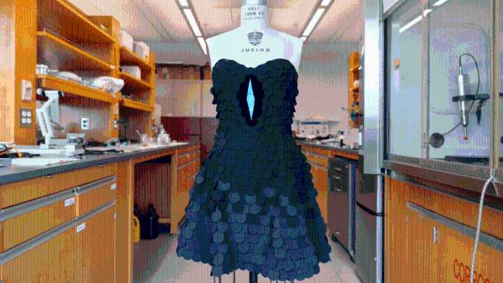 Scientists Created the World’s Darkest Fabric—and Made a Dress Out of It