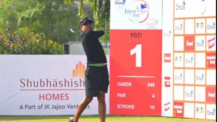 Jaipur Open 2025: Kushal Singh’s terrific 63 helps him surge ahead on day two