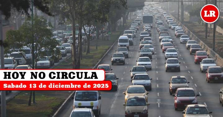 Hoy No Circula sabatino: qué autos descansan este 13 de diciembre en CDMX y Edomex