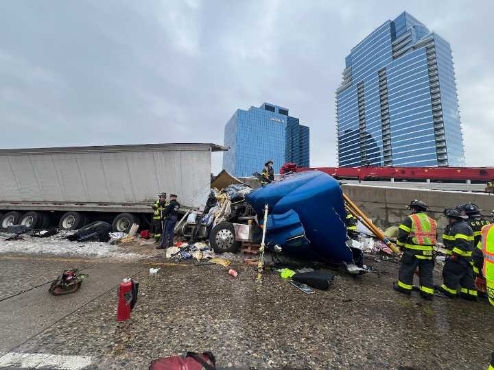 Ramp from westbound I-196 to U.S. 131 will remain closed for months due to crash