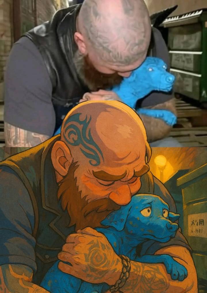 Pensó que era solo un juguete roto tirado junto a los contenedores