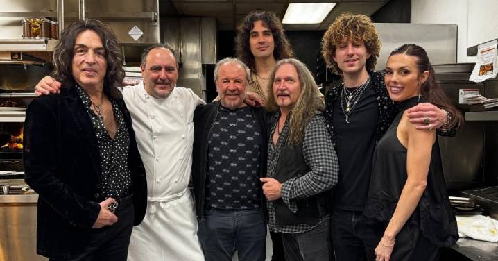 Rock Legend Paul Stanley Spotted Eating in Downtown Las Vegas During Star