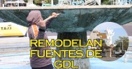 Con inversión de 14 mdp rehabilitarán fuentes y esculturas de GDL