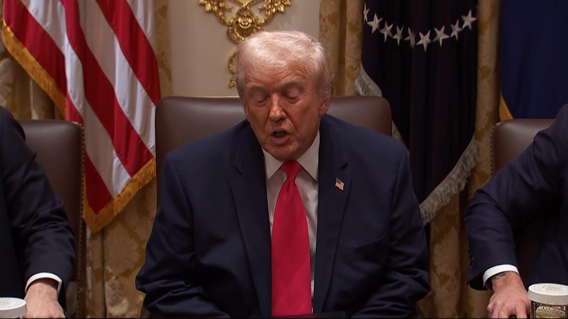 Trump says that the US will start doing strikes on land, aimed at drug cartels, soon