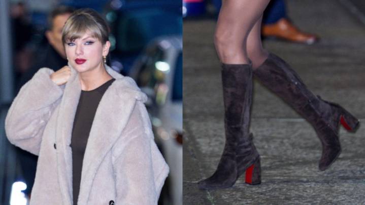 Taylor Swift Steps Out in Christian Louboutin Boots in New York City