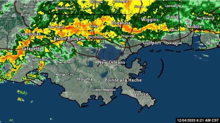 Tracking storms across Southeast Louisiana: Heavy rain, street flooding possible
