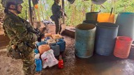 Ejército destruyó siete laboratorios en San Carlos donde se procesaba coca, propiedad, presuntamente, del Clan del Golfo