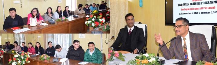 2 week training for Legal Assistants of Ladakh concludes