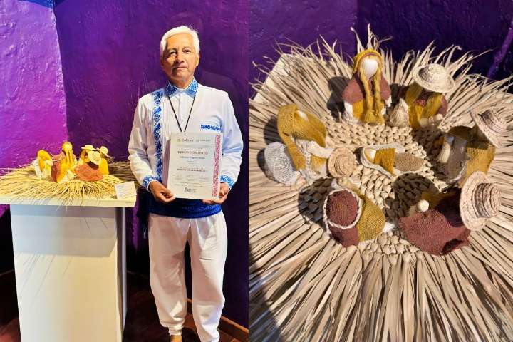 ¡Orgullo hidalguense! Artesano del Valle del Mezquital gana primer lugar en Concurso Nacional de Nacimientos Mexicanos