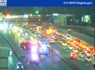 Multi-vehicle crash closes lanes on I-264 near Newtown Road