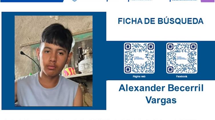 Desapareció Alexander de 15 años en Ciudad Juárez