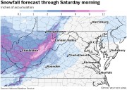 CWG Live: After Wednesday’s brief respite, trending colder with light snow chances