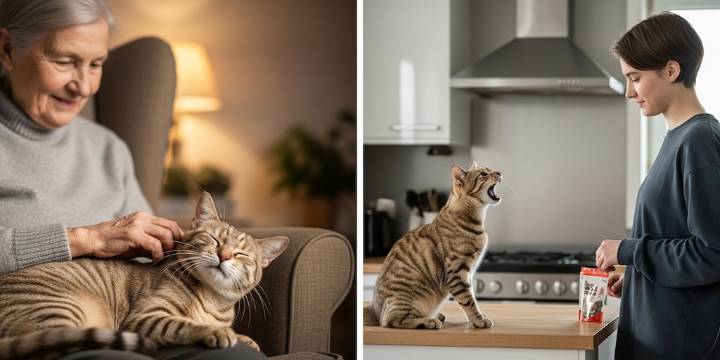 Ronroneo vs. maullido: por qué surge cada uno y qué significados tienen