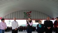 Ivette Topete inaugura techumbre y entrega pavimentación en Delegación Chalma de Amecameca