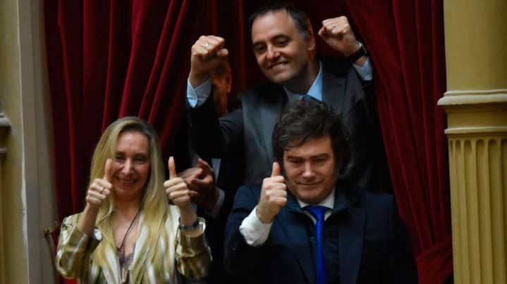 Cruces y fuertes abucheos bajo la mira de los Milei en el palco: lo que no se vio de la jura de los nuevos diputados