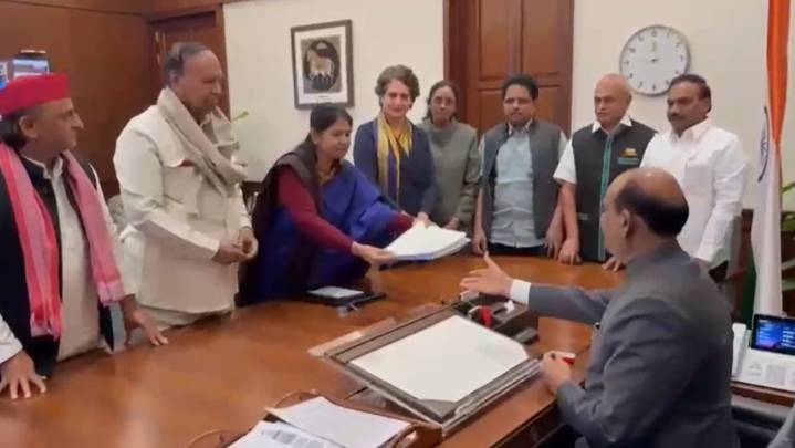 DMK submits impeachment notice to Speaker to remove judge over deepam row