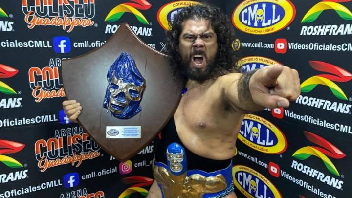 CMLL: Bárbaro Cavernario no descarta retar a Claudio Castagnoli tras ganar la Leyenda Azul