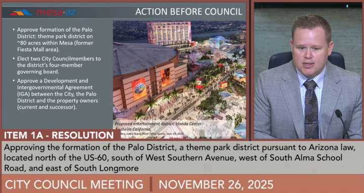 Mesa approves formation of theme park district on former Fiesta Mall site