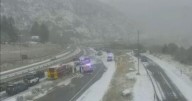 Colorado mountains provide winter wake-up call to drivers involved in pileups