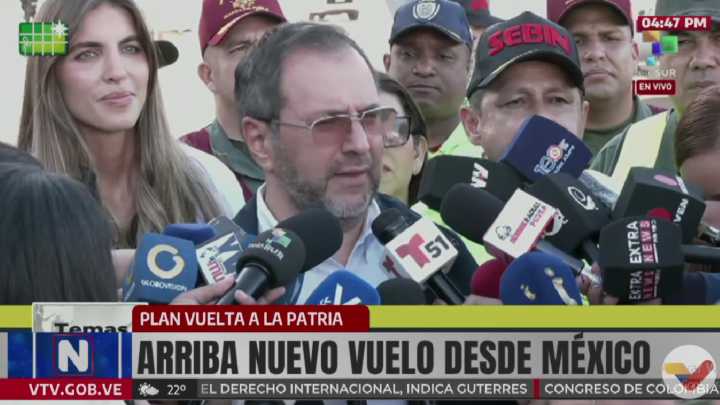 Gil: 18.088 venezolanos han retornado vía aérea con Plan Vuelta a la Patria en 2025
